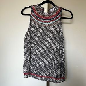 THML Black and White Pattern Tank, Size L